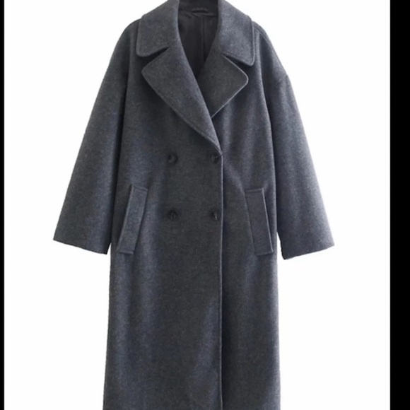 NWOT Oversized grey coat S/M - Picture 1 of 1